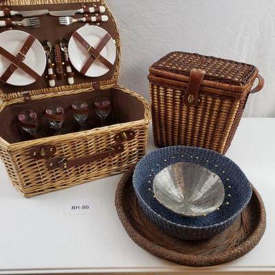 Wicker Picnic Baskets and More