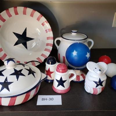 Laurie Gates Fourth of July Kitchen Decor