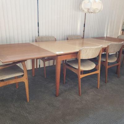 Skovby (Danish) Table and Six Chairs