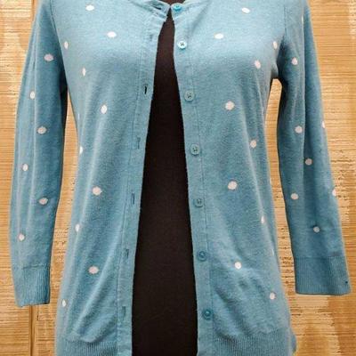 826: ,Merona Blue and White Polka Dot Cover Up
Merona Blue and White Polka Dot Cover Up Size Medium