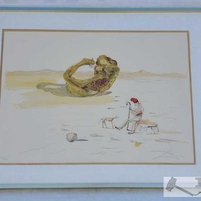"Desert Watch, from Time" by Salvador DalÃ­, Framed
Salvador DalÃ­'s Desert Watch, from Time 21" x 29.5" print...