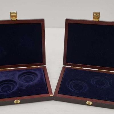2 Coin Display Cases