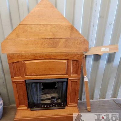 Corner Fireplace Insert
Measures approx 15"x42"x64"