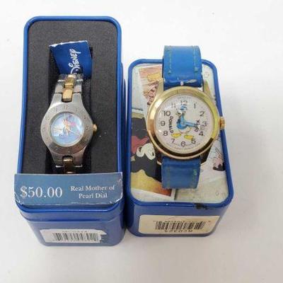 Two Disney Watches, Donald Duck, Eeyore