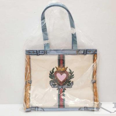 4109: In Love We Trust Promo Tote
This beautiful tote as never been used, its never been taken out of the plastic.. so it is in great...