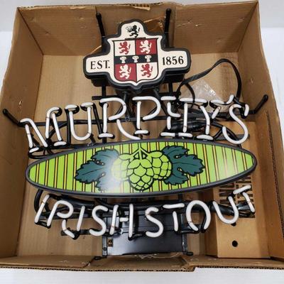 4428: Brand New Murphy's Irish Stout Universal Electric Sign
Brand New Murphy's Irish Stout Universal Electric Sign Comes With...