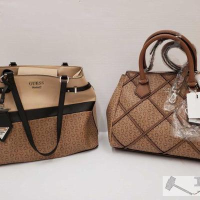 4131: 2 Mocha Guess Purses
Two Mocha Guess Purses