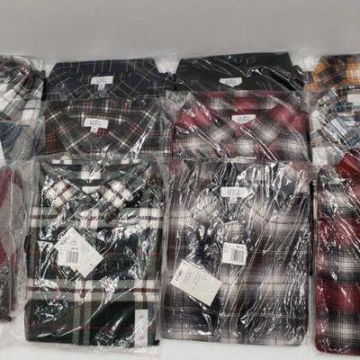 4424: 11 Fannel Button Up Shirts! 2 Flannel Sweaters! Brand New With Tags !!
11 Fannel Button Up Shirts! 2 Flannel Sweaters! Brand New...