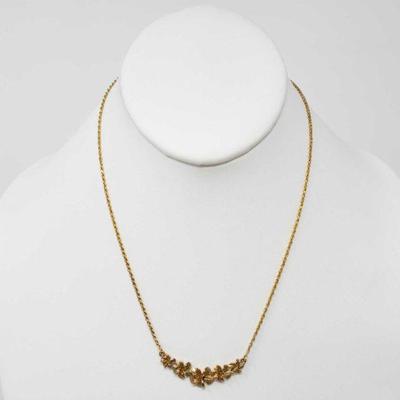 14k Gold Necklace, 6.2
Weights approximately 6.2g Marked 14k