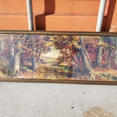 Signed and Framed Painting - Forest Path
Landscape forest painting 11.75