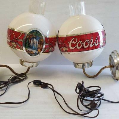 Coors Lightup Wall Mounts
Measures approx 10