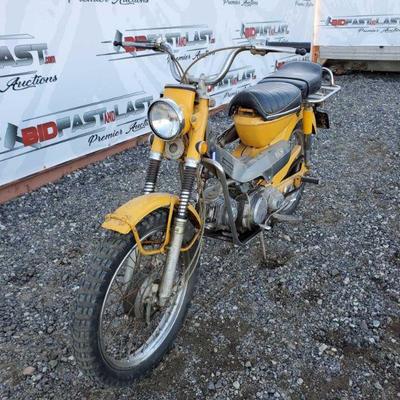1970 Honda CT-90
1970 Honda CT-90. VIN stamped CT90-230326. Did not try to start
