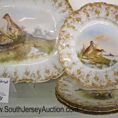  NICE 19th Century 7 Piece â€œTressemann and Vogt Limogesâ€ France Porcelain Game Set

Auction Estimate $300-$800 â€“ Located Glassware 