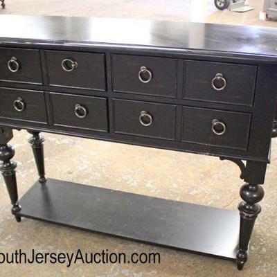  NEW â€œHooker Furnitureâ€ Contemporary Black William Mary Style 4 Drawer Buffet

Auction Estimate $100-$300 â€“ Located Dock 