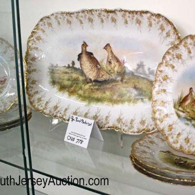  NICE 19th Century 7 Piece â€œTressemann and Vogt Limogesâ€ France Porcelain Game Set

Auction Estimate $300-$800 â€“ Located Glassware 