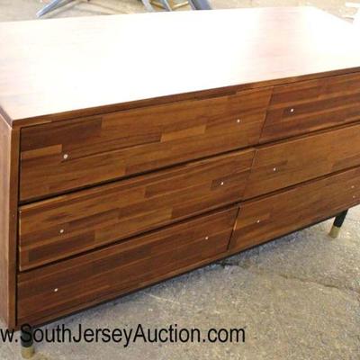  NEW Mid Century Modern Design 6 Drawer Low Chest

Auction Estimate $200-$400 â€“ Located Inside 