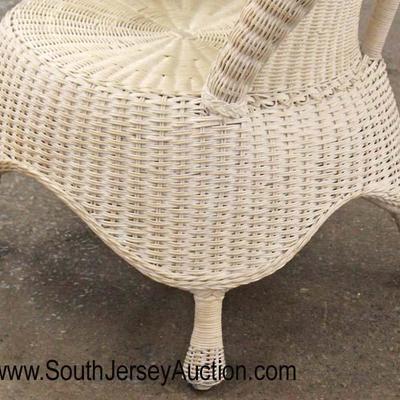  5 Piece â€œJamaica Collection Exclusively For Pier 1â€ Wicker Bedroom Set including Chair, 2 Drawer Night Stand, Lift Top Storage Box,...