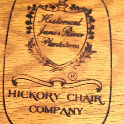  BEAUTIFUL PAIR of CLEAN â€œHickory Chair Companyâ€ Burl Mahogany and Inlaid Drum Tables

Auction Estimate $400-$800 â€“ Located Inside 