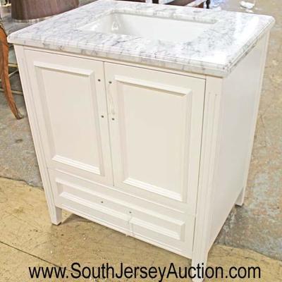  NEW 30â€ Marble Top 2 Door 1 Drawer Bathroom Vanity with Hardware

Auction Estimate $200-$400 â€“ Located Inside 