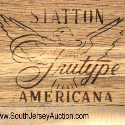  SOLID Cherry â€œStatton Furnitureâ€ One Drawer 2 Tier Lamp Table

Auction Estimate $50-$100 â€“ Located Inside 