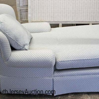  QUALITY Upholstered Decorator Chaise Lounge with Down Cushion Attributed to Baker Furniture

Auction Estimate $100-$400 â€“ Located Inside 