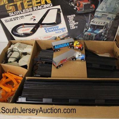  VINTAGE Semi Truck Slot Car Racetrack in Box

Auction Estimate $100-$200 â€“ Located Glassware 