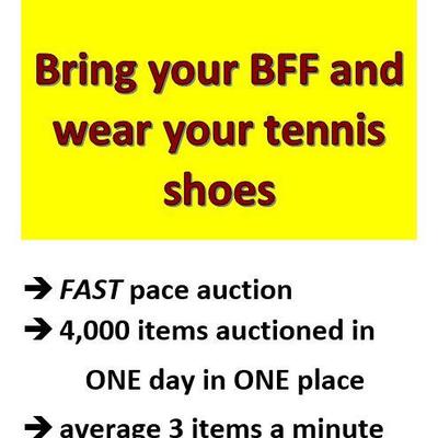 Grab your best friend for a fun fast paced auction.
www.SouthJerseyAuction.com  26 Repaupo Station Road, Logan Twp., NJ 08085  (856)...