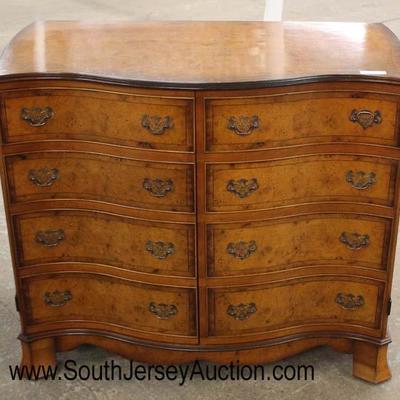  Burl Walnut Inlaid and Banded 2 Door Media Cabinet

Auction Estimate $200-$400 â€“ Located Inside 