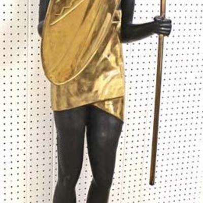  Almost Life Size SOLID Bronze African Warrior Statue

Auction Estimate $500-$1000 â€“ Located Inside 