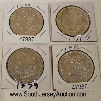  Selection of Silver Morgan Dollars

Auction Estimate $20-$50 â€“ Located Glassware 
