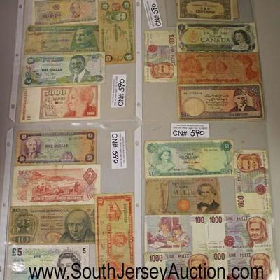  Selection of Foreign Paper Money

Auction Estimate $5-$20 â€“ Located Glassware 