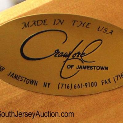  Cherry â€œCrawford of Jamestown Made in USAâ€ Contemporary 6 Drawer High Chest

Auction Estimate $100-$300 â€“ Located Inside 