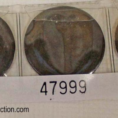  Set of 3 large Cents

Auction Estimate $5-$20 â€“ Located Glassware 