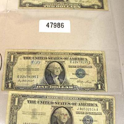  Selection of Foreign and US Paper Money

Auction Estimate $5-$20 â€“ Located Glassware 