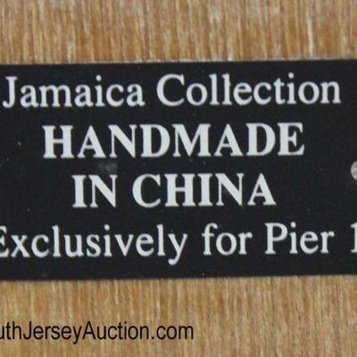  5 Piece â€œJamaica Collection Exclusively For Pier 1â€ Wicker Bedroom Set including Chair, 2 Drawer Night Stand, Lift Top Storage Box,...