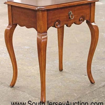  SOLID Cherry â€œLexington Furnitureâ€ Country French One Drawer Night Stand

Auction Estimate $100-$200 â€“ Located Inside 