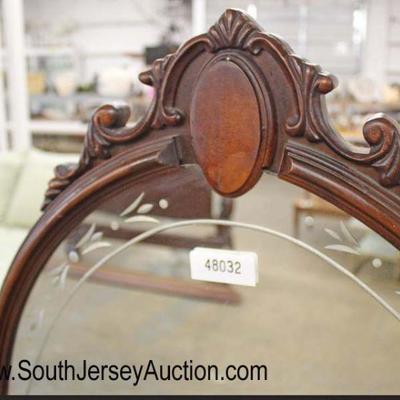  Depression Walnut 2 Tone Low Chest with Mirror and Vanity with Mirror and Bench

Auction Estimate $100-$200 each â€“ Located Inside 