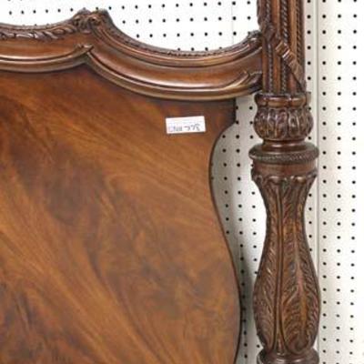  AWESOME QUALITY Burl Mahogany Carved 4 Poster King Bed with Mattressâ€™s from â€œBloomingdalesâ€

Auction Estimate $700-$1200 â€“...
