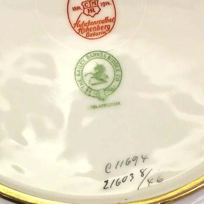  Set of 9 â€œBavariaâ€ 19th Century Cake Plates

Auction Estimate $70-$100 â€“ Located Glassware 