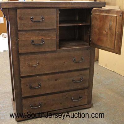  NEW Contemporary Rustic Style "Progressive Furniture" 5 Drawer 1 Door High Chest

Auction Estimate $200-$400 â€“ Located Inside 