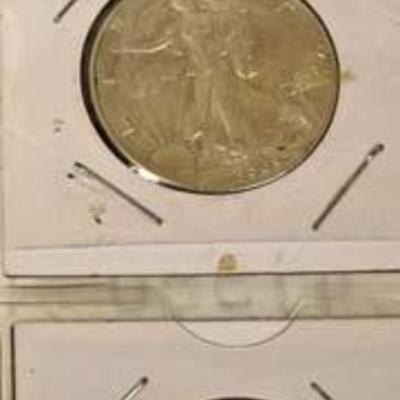  Set of 3 Silver Walking Liberty Half Dollars

Auction Estimate $10-$30 â€“ Located Glassware 