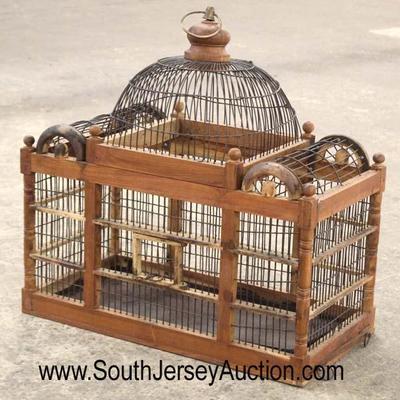  Decorator Wood Bird Cage

Auction Estimate $50-$100 â€“ Located Inside 