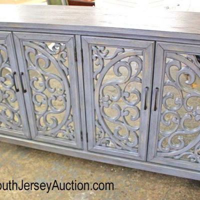  NEW Contemporary 4 Door Mirrored Front Credenza Console

Auction Estimate $200-$400 â€“ Located Inside 