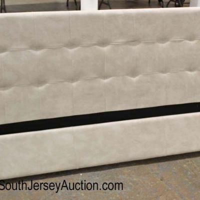  NEW King Size Leather-Like Button Tufted Bed

Auction Estimate $100-$300 â€“ Located Inside 