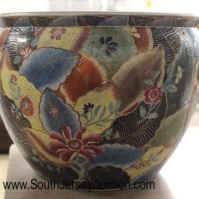  Asian â€œWinterthurâ€ Paint Decorated Planter

Auction Estimate $40-$80 â€“ Located Glassware 