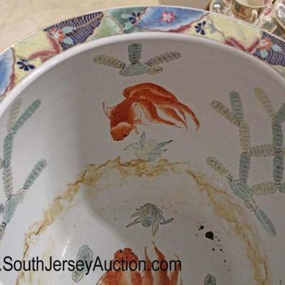  Asian â€œWinterthurâ€ Paint Decorated Planter

Auction Estimate $40-$80 â€“ Located Glassware 