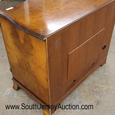  Burl Walnut Inlaid and Banded 2 Door Media Cabinet

Auction Estimate $200-$400 â€“ Located Inside 