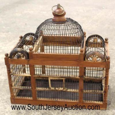  Decorator Wood Bird Cage

Auction Estimate $50-$100 â€“ Located Inside 