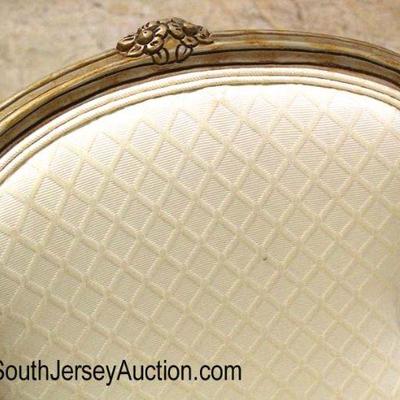  PAIR of Upholstered Country French Carved Down Cushion Decorator Chairs

Auction Estimate $200-$400 â€“ Located Inside 