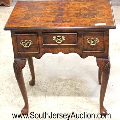  Petite Burl Walnut Queen Anne 3 Drawer Low Boy

Auction Estimate $100-$300 â€“ Located Inside 